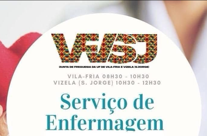 Informação do serviço de enfermagem da União das Freguesias
